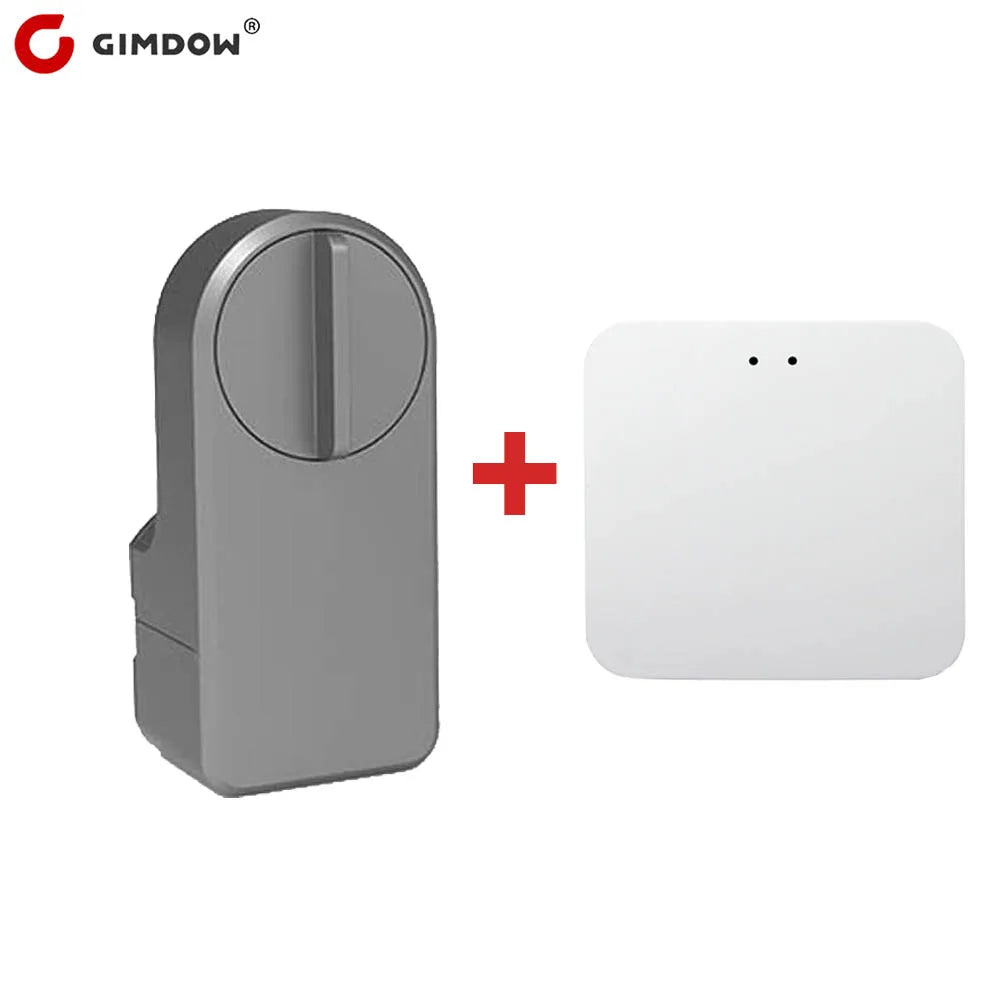 GIMDOW smart door lock Hotel Apartment Intelligent Sticker Installation Bluetooth-compatible Tuya smart APP Electronic Lock