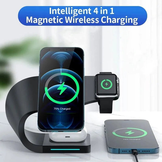 マグネット式ワイヤレス充電スタンド 15W