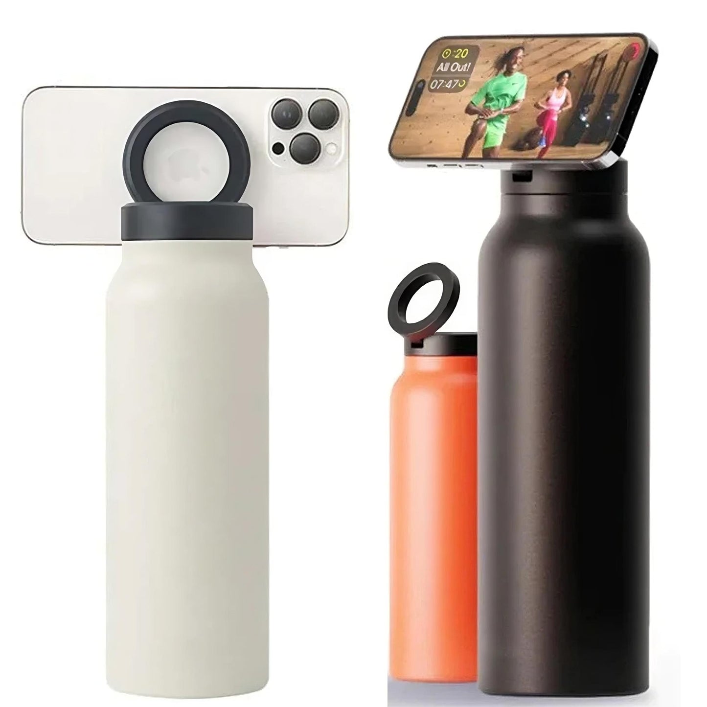 016 MagSafe Phone Holder Gym Bottle