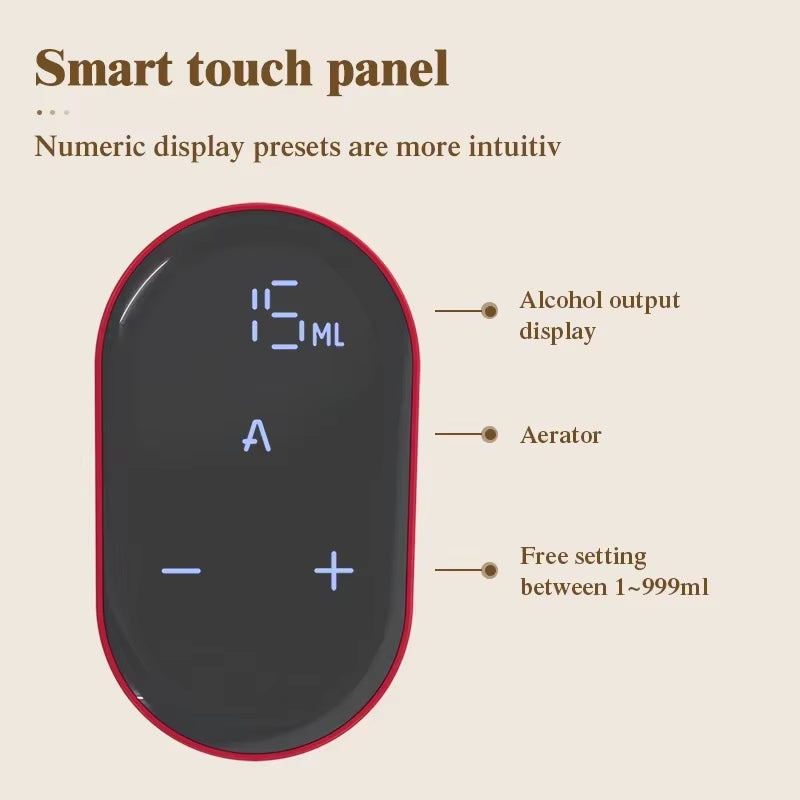 Factory Wholesale Electric Automatic Wine Whiskey Dispenser Smart Dispensing Machine Wine Tap Bar Machine
