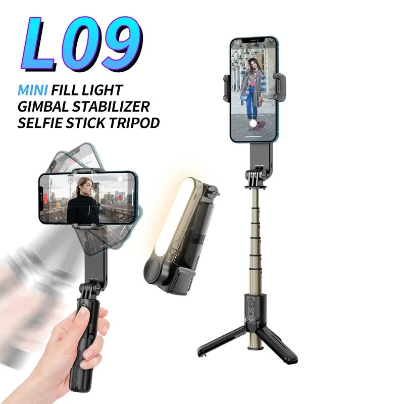 Handheld Gimbal Stabilizer Selfie phone Stick L09