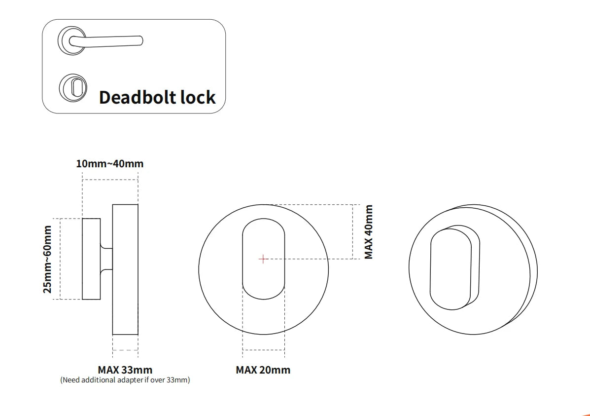 GIMDOW smart door lock  Hotel Apartment Intelligent Sticker Installation Bluetooth-compatible Tuya smart APP Electronic Lock