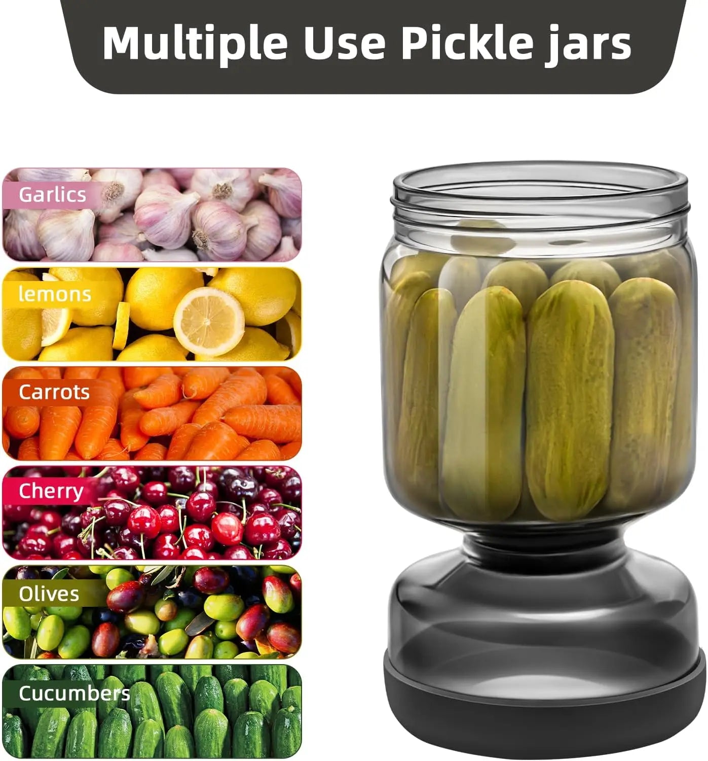 023Pickle and Olive Glass Jar