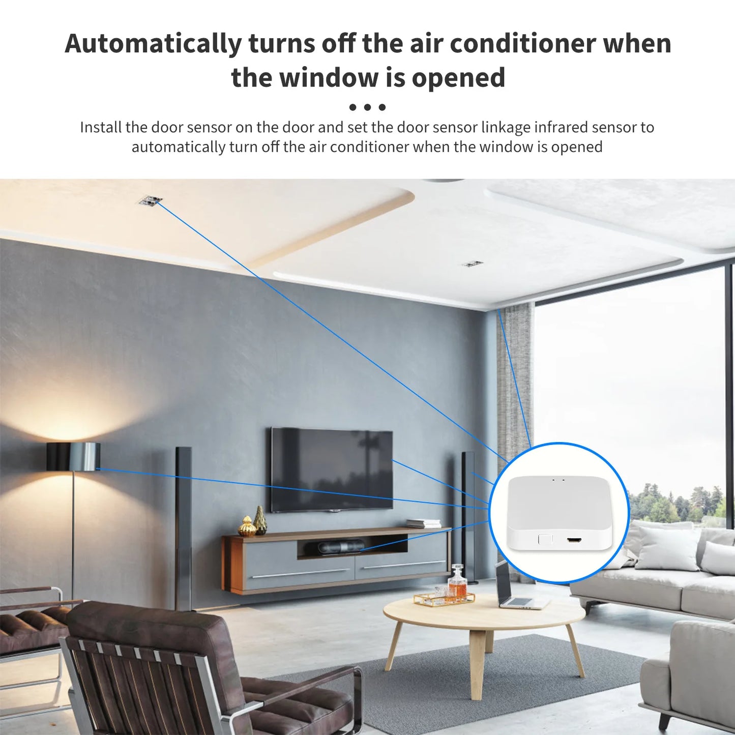 GIMDOW smart door lock  Hotel Apartment Intelligent Sticker Installation Bluetooth-compatible Tuya smart APP Electronic Lock
