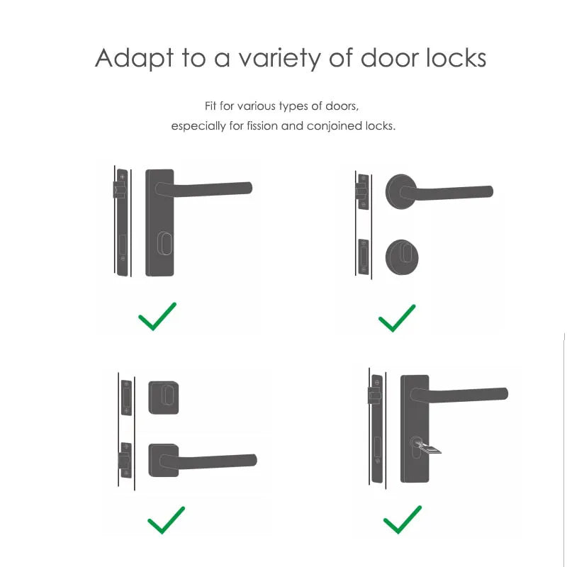 GIMDOW smart door lock  Hotel Apartment Intelligent Sticker Installation Bluetooth-compatible Tuya smart APP Electronic Lock