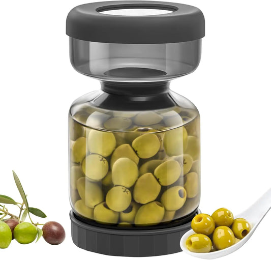 023Pickle and Olive Glass Jar
