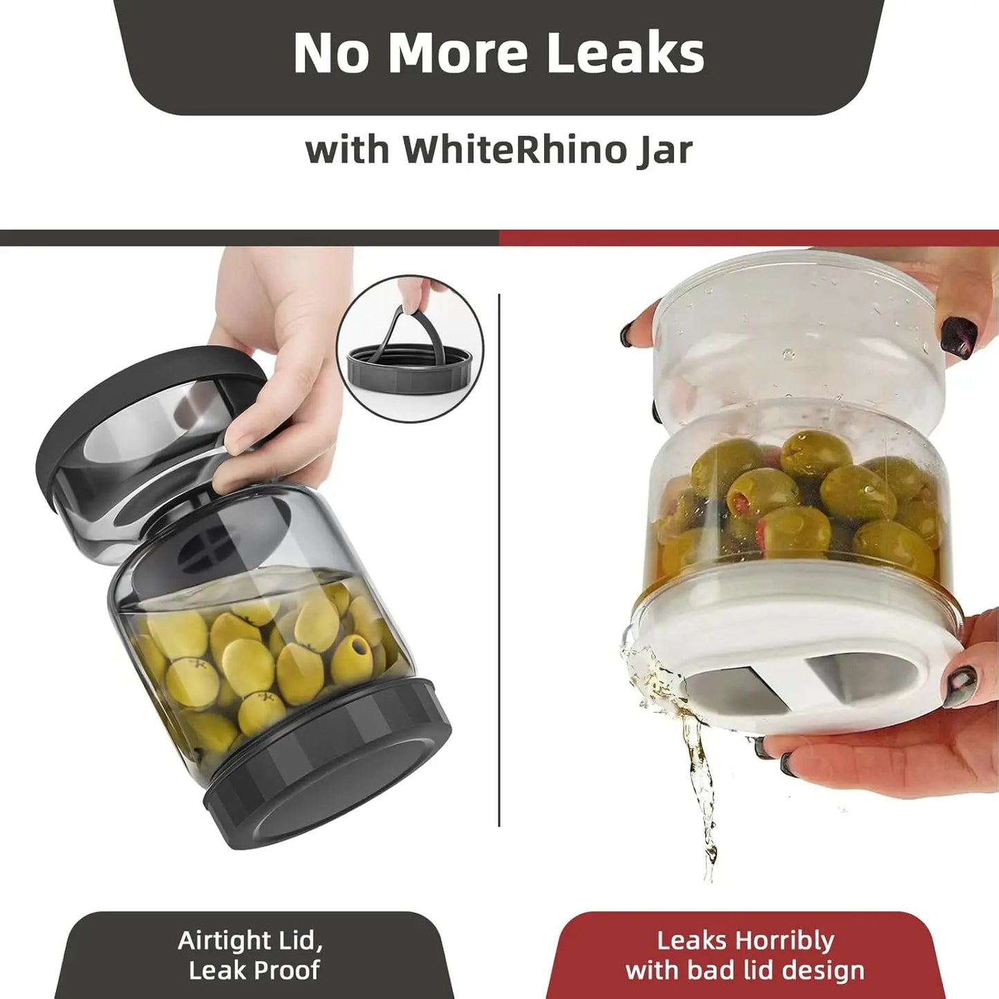 023Pickle and Olive Glass Jar