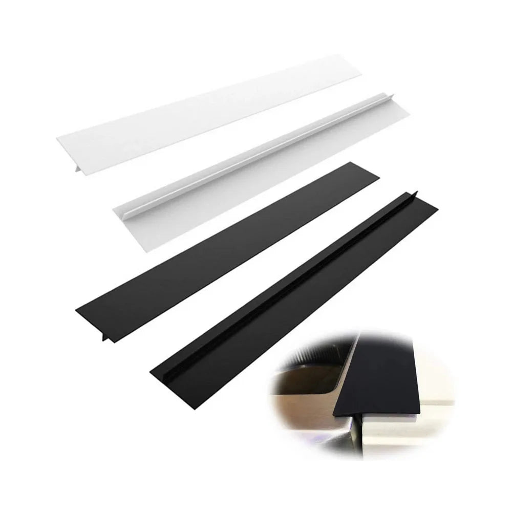 Silicone Gap Strip Kitchen Gas Stove Sealing Strip Kitchen Anti-Oil Anti-Stain Strip Silicone Insert Strip Kitchen Accessories