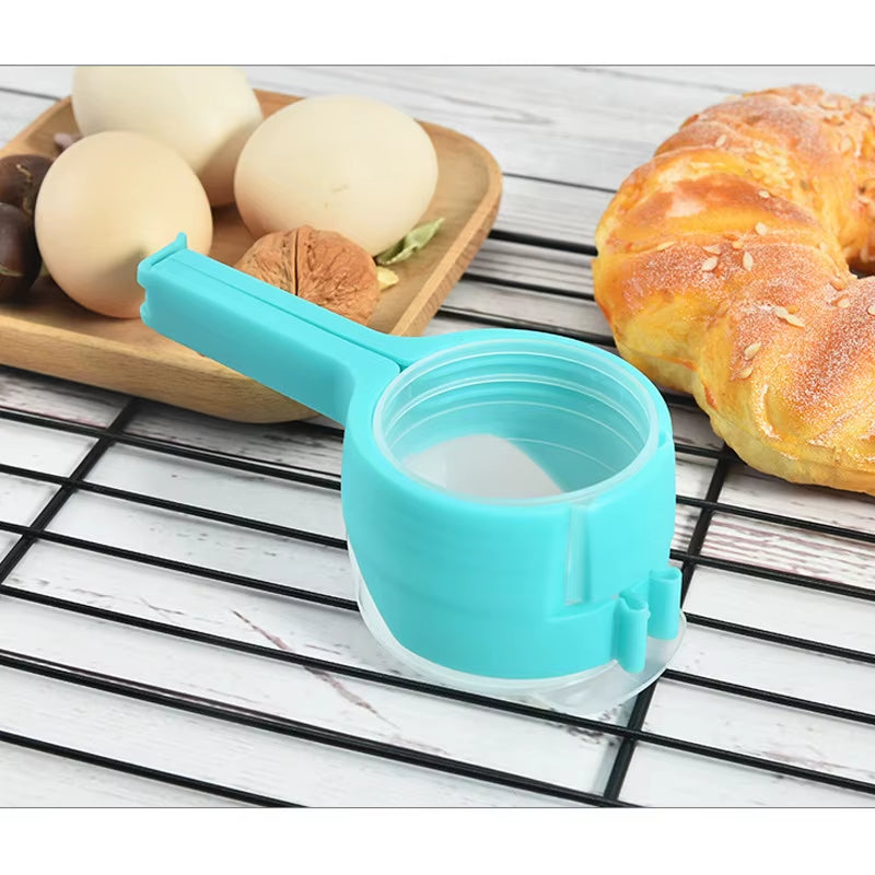 Seal Pour Food Storage Bag Clip Snack Sealing Clip Fresh Keeping Sealer Clamp Plastic Helper Food Saver Travel Kitchen Gadgets
