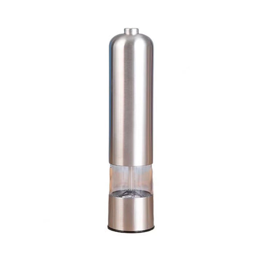 Electric Salt Pepper Grinder Set One Handed Operation Stainless Steel Spice Mill with Light Automatic Pepper Grinde for Kitchen